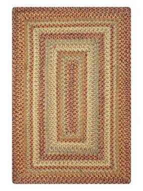 Harvest Rectangle Braided Rug 20 x 30 by Homespice